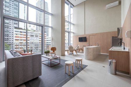Lounge de kitnet/studio à venda com 1 quarto, 23m² em Jardim Paulistano, São Paulo
