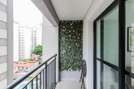 Apartamento para alugar com 32m², 1 quarto e sem vaga Apartamento para alugar com 32m², 1 quarto e sem vagaVaranda da Sala/cozinha