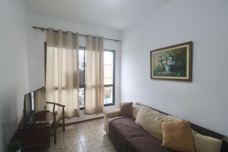 Sala de apartamento para alugar com 1 quarto, 52m² em Jardim Las Palmas, Guarujá