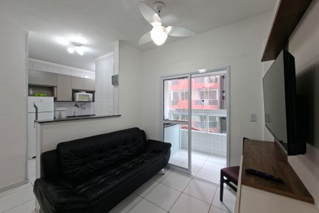 Sala de apartamento para alugar com 2 quartos, 50m² em Nova Mirim, Praia Grande