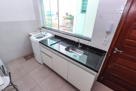 Sala/Cozinha de apartamento para alugar com 1 quarto, 34m² em Vila São José, São Paulo
