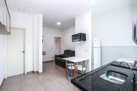Sala e Cozinha de apartamento para alugar com 1 quarto, 34m² em Vila São José, São Paulo