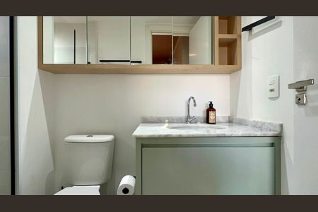 Studio à venda com 30m², 1 quarto e sem vagaBanheiro da Suíte