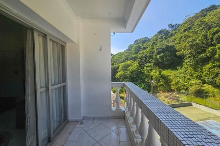 Varanda da Sala de apartamento para alugar com 3 quartos, 96m² em Jardim Tres Marias, Guarujá