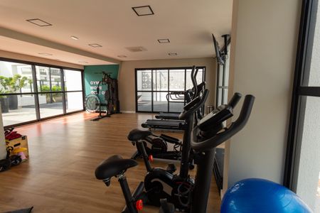 Studio para alugar com 26m², 1 quarto e sem vaga Studio para alugar com 26m², 1 quarto e sem vagaÁrea comum - Academia