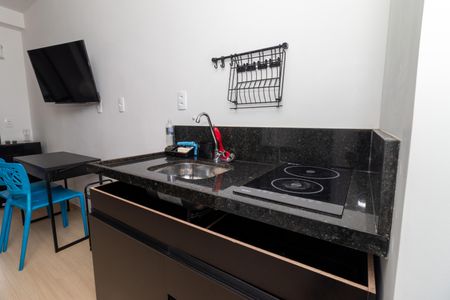 Studio para alugar com 26m², 1 quarto e sem vaga Studio para alugar com 26m², 1 quarto e sem vagaCozinha