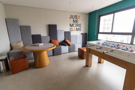 Studio para alugar com 26m², 1 quarto e sem vaga Studio para alugar com 26m², 1 quarto e sem vagaÁrea comum - Salão de Jogos