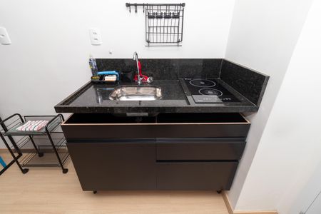 Studio para alugar com 26m², 1 quarto e sem vaga Studio para alugar com 26m², 1 quarto e sem vagaCozinha