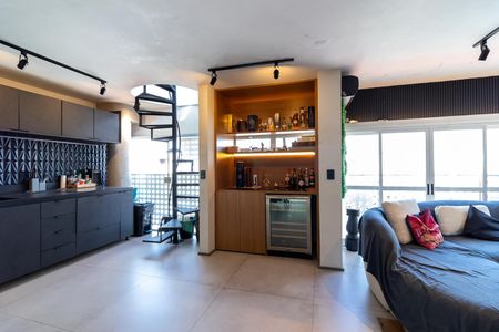 Sala de Jantar de apartamento para alugar com 1 quarto, 110m² em Jardim das Laranjeiras, São Paulo