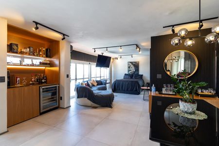 Sala de Jantar de apartamento para alugar com 1 quarto, 110m² em Jardim das Laranjeiras, São Paulo