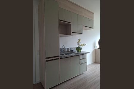 Cozinha de kitnet/studio à venda com 1 quarto, 27m² em Penha de França, São Paulo