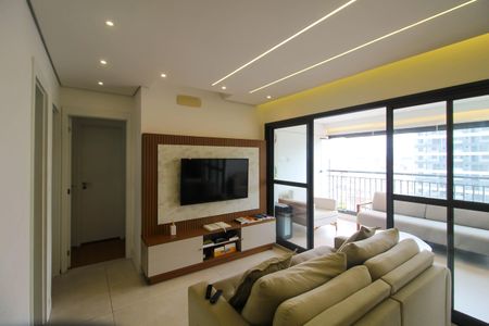 Sala de apartamento à venda com 2 quartos, 78m² em Jardim Independência, São Paulo