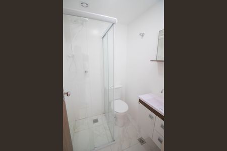 Banheiro social de apartamento para alugar com 1 quarto, 29m² em Lauzane Paulista, São Paulo