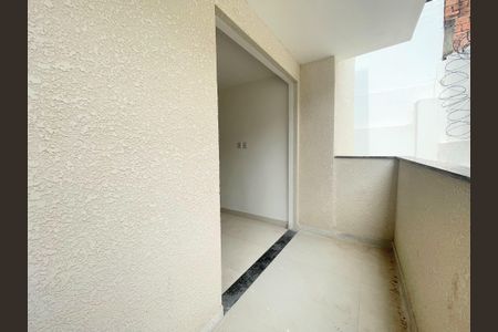 Varanda de apartamento à venda com 2 quartos, 53m² em Santa Branca, Belo Horizonte