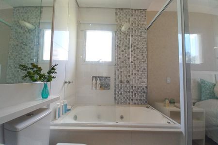 Casa de condomínio à venda com 268m², 3 quartos e 4 vagasBanheiro da Suíte 2