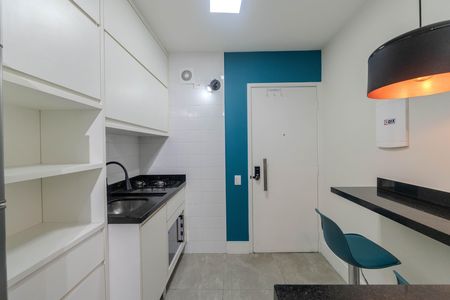 Cozinha de apartamento à venda com 1 quarto, 30m² em Bela Vista, São Paulo