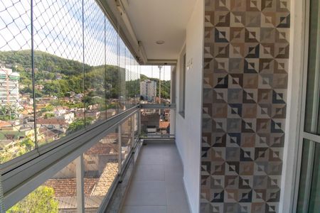 Varanda da Sala de apartamento à venda com 2 quartos, 80m² em Santa Rosa, Niterói