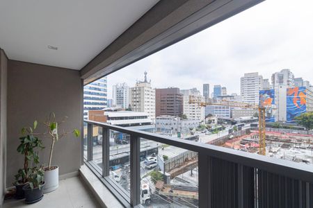 Varanda de kitnet/studio para alugar com 1 quarto, 32m² em Vila Nova Conceição, São Paulo