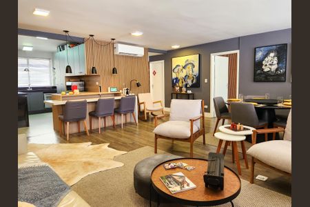 Sala de apartamento para alugar com 2 quartos, 120m² em Batel, Curitiba