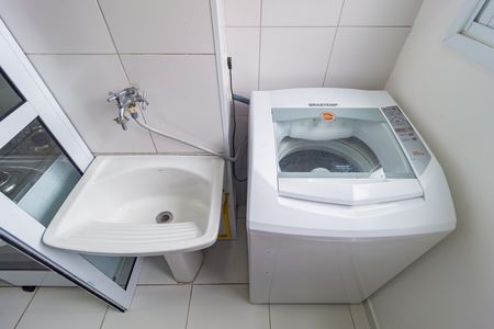Apartamento para alugar com 33m², 1 quarto e sem vaga Apartamento para alugar com 33m², 1 quarto e sem vagaDetalhe - Área de Serviço