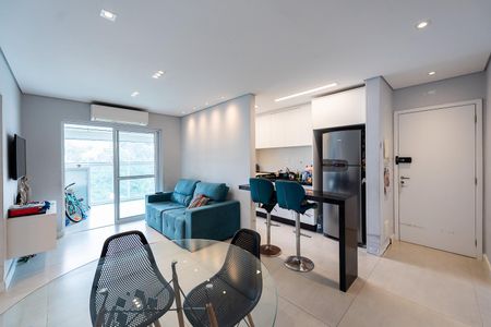 Sala de apartamento para alugar com 2 quartos, 66m² em José Menino, Santos