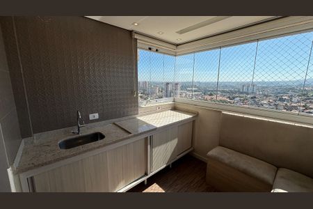 Sala - Sala de Jantar Varanda de apartamento para alugar com 2 quartos, 52m² em Vila Humaitá, Santo André