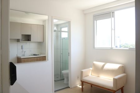 Sala e Cozinha Integrada de apartamento para alugar com 1 quarto, 24m² em Barra Funda, São Paulo