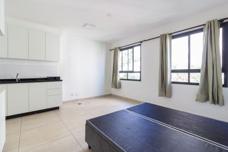 Cozinha de kitnet/studio para alugar com 1 quarto, 26m² em Pinheiros, São Paulo