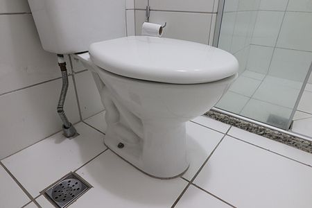 Apartamento à venda com 57m², 2 quartos e 1 vagaBanheiro social 
