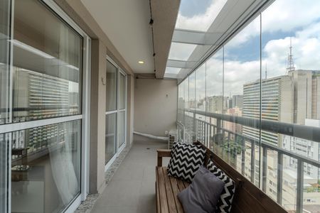 Sacada de apartamento para alugar com 1 quarto, 40m² em Bela Vista, São Paulo