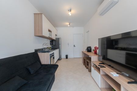 Sala de apartamento para alugar com 1 quarto, 40m² em Bela Vista, São Paulo