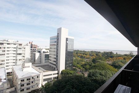 Sala Vista de apartamento à venda com 1 quarto, 55m² em Praia de Belas, Porto Alegre