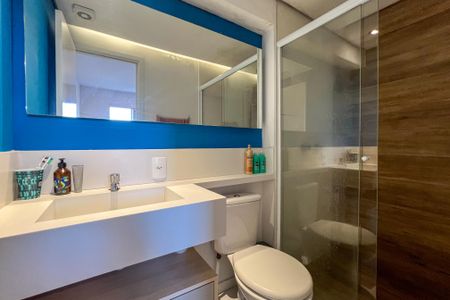 Apartamento à venda com 54m², 2 quartos e 1 vaga Apartamento à venda com 54m², 2 quartos e 1 vagaBanheiro da Suíte