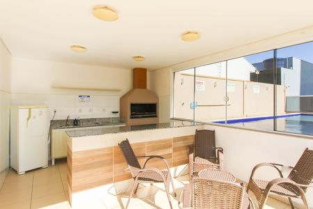 Área comum - Churrasqueira de apartamento para alugar com 2 quartos, 65m² em São José, Canoas