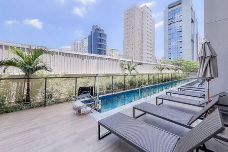 Área comum - Piscina de kitnet/studio para alugar com 2 quartos, 40m² em Indianópolis, São Paulo