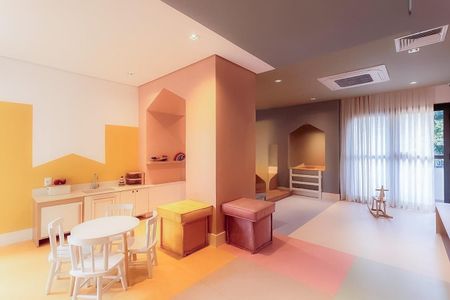 Studio para alugar com 40m², 2 quartos e sem vaga Studio para alugar com 40m², 2 quartos e sem vagaÁrea comum - Brinquedoteca