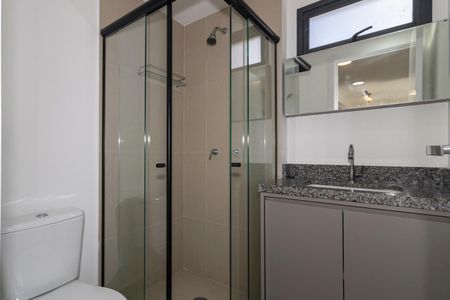 Studio para alugar com 40m², 2 quartos e sem vaga Studio para alugar com 40m², 2 quartos e sem vagaBanheiro