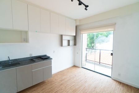 Sala/Cozinha de apartamento para alugar com 1 quarto, 35m² em Mirandópolis, São Paulo