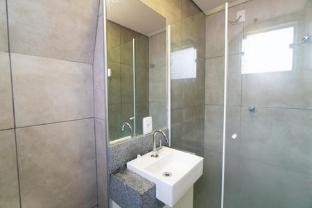 Banheiro da Suíte de apartamento para alugar com 1 quarto, 35m² em Mirandópolis, São Paulo
