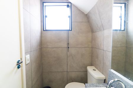 Banheiro da Suíte de apartamento para alugar com 1 quarto, 35m² em Mirandópolis, São Paulo