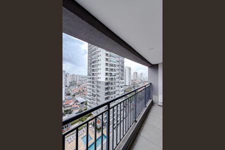 Varanda da Sala de kitnet/studio à venda com 1 quarto, 33m² em Ipiranga, São Paulo