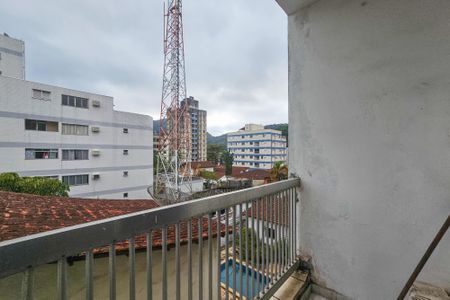 varanda de apartamento para alugar com 1 quarto, 50m² em Jardim Tres Marias, Guarujá
