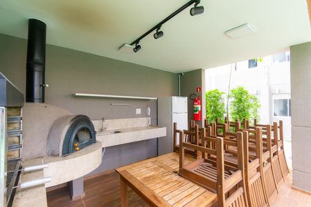 Apartamento à venda com 36m², 1 quarto e sem vaga Apartamento à venda com 36m², 1 quarto e sem vagaÁrea comum - Churrasqueira