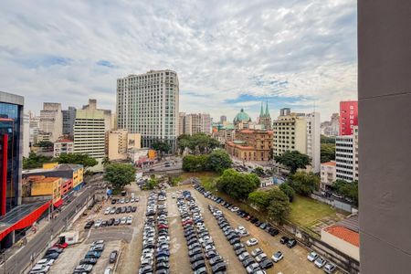 Vista da Sala de apartamento para alugar com 1 quarto, 25m² em Sé, São Paulo
