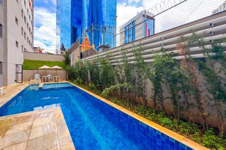 Apartamento para alugar com 25m², 1 quarto e sem vagaPiscina