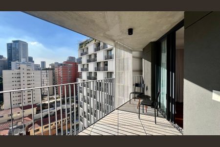 Apartamento para alugar com 63m², 1 quarto e 1 vaga Apartamento para alugar com 63m², 1 quarto e 1 vagaVaranda