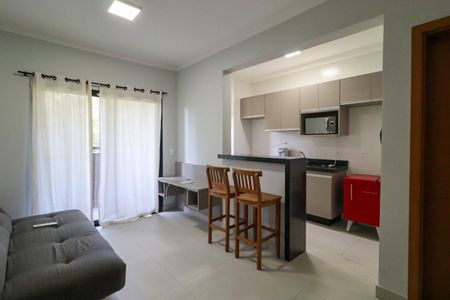 Sala de apartamento para alugar com 2 quartos, 45m² em Jardim Recreio , Ribeirão Preto