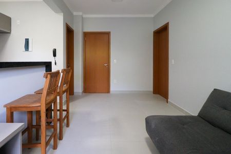 Sala de apartamento para alugar com 2 quartos, 45m² em Jardim Recreio , Ribeirão Preto