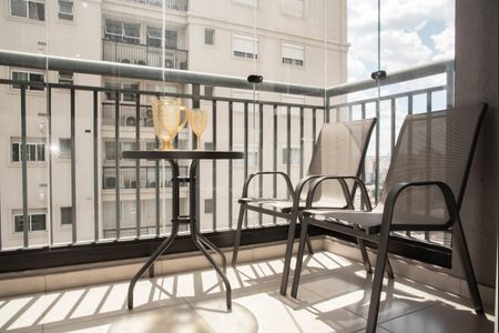 Varanda de apartamento para alugar com 1 quarto, 35m² em Vila Clementino, São Paulo