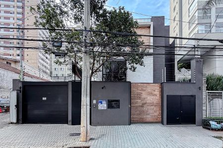 Casa de condomínio para alugar com 122m², 2 quartos e 1 vagaFachada - Plaquinha